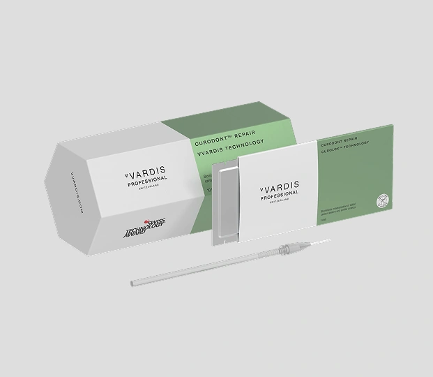 Curodont Repair treatment products used for non-invasive early cavity repair